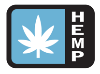Hemp symbol for cannabis edibles