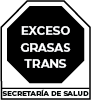 EXCESO GRASAS TRANS Mexicos Front of Package Warning Seal for Excess Trans Fats