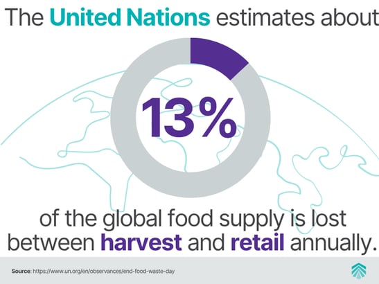Infographic: 13% of Global Food Supply Lost Between Harvest and Retail