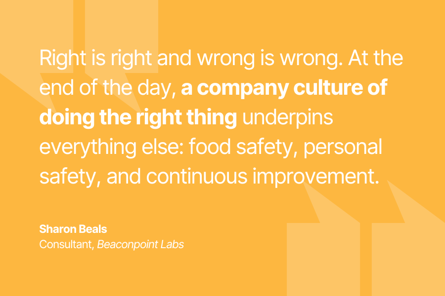 Sharon Beals - Food Safety Culture