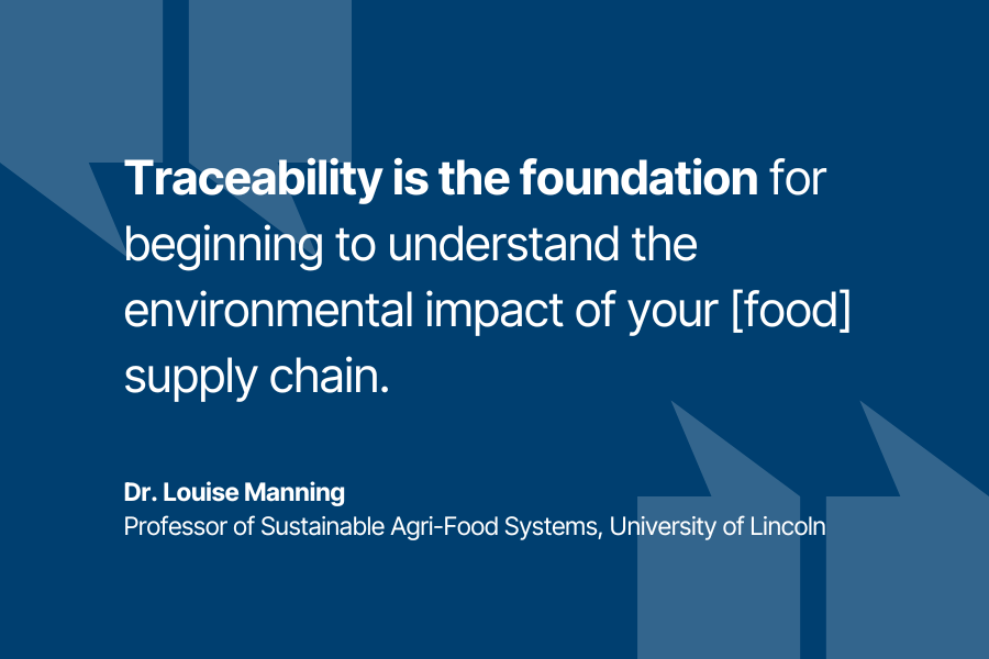 Traceability - Dr. Louise Manning