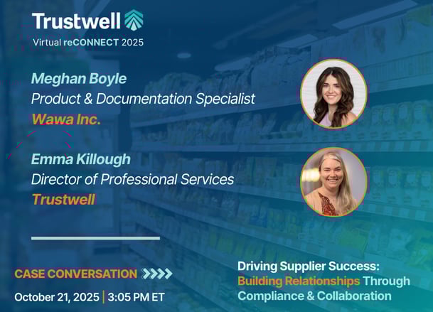 reCONNECT 2025 Session Sneak Peek - Wawa & Trustwell session on Supplier Onboarding